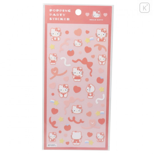 Japan Sanrio Popping Party Sticker - Hello Kitty - 1