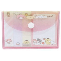 Japan Sanrio Sticky Notes with Case - Mix Pink