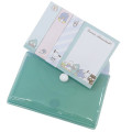 Japan Sanrio Sticky Notes with Case - Mix Blue - 2