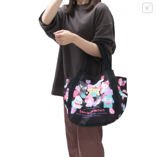 Japan Sanrio Balloon Tote Bag - Sanrio Characters / Heart - 2