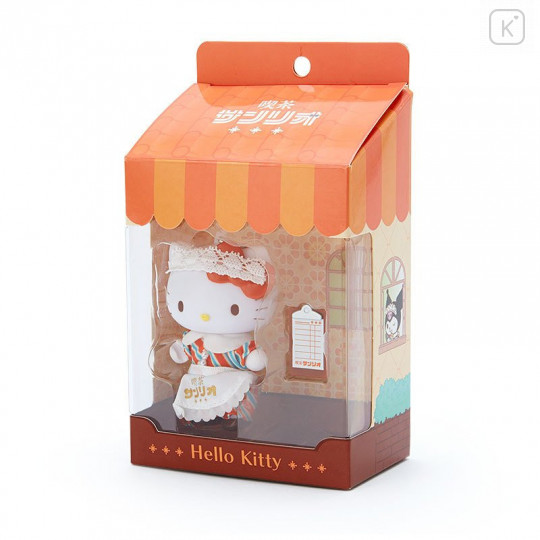 Japan Sanrio Soft Vinyl Mascot Holder - Hello Kitty / Cafe Sanrio 2nd Store - 5