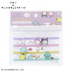 Japan Sanrio × Nagano Flakes Sticker with Case - Everyone