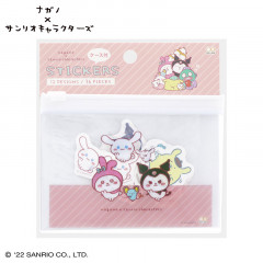 Japan Sanrio × Nagano Flakes Sticker with Case - Pi