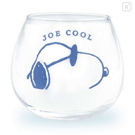 Japan Peanuts Glass - Snoopy Joe Cool - 1