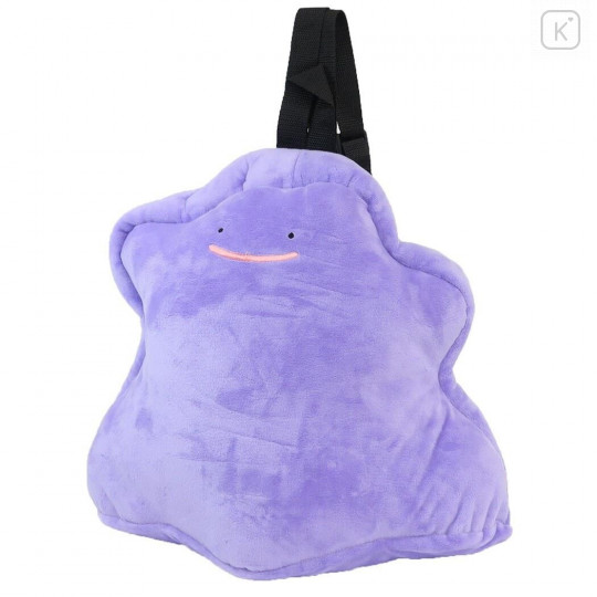 Japan Pokemon Plush Backpack - Ditto - 1