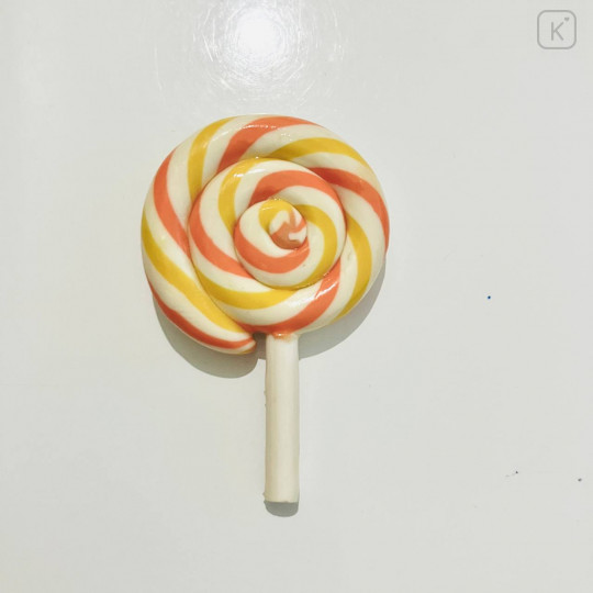 Resin Decoration Cabochon | Lollipop | Orange - 1