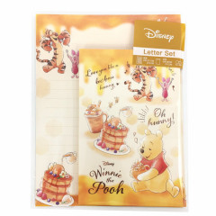 Japan Disney Letter Envelope Set - Winnie the Pooh / Pancake
