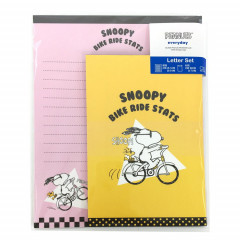 Japan Peanuts Letter Writing Set - Snoopy / Bike