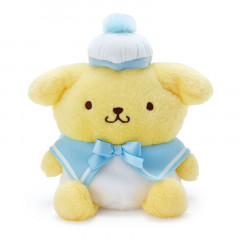 Japan Sanrio Fluffy Plush Toy - Pompompurin / Summer