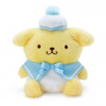 Japan Sanrio Fluffy Plush Toy - Pompompurin / Summer - 1