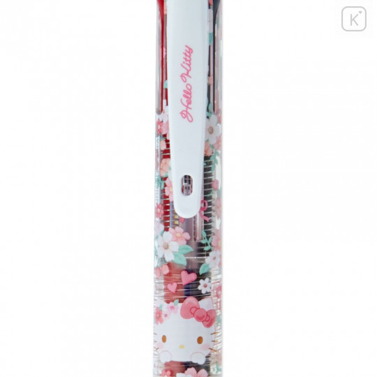 Japan Sanrio FriXion Ball 3 Slim Color Multi Erasable Gel Pen - Hello Kitty / Floral - 4