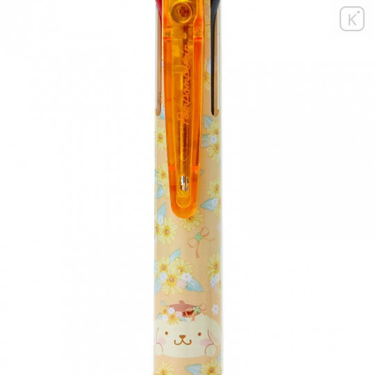 Japan Sanrio FriXion Ball 3 Slim Color Multi Erasable Gel Pen - Pompompurin / Floral - 4