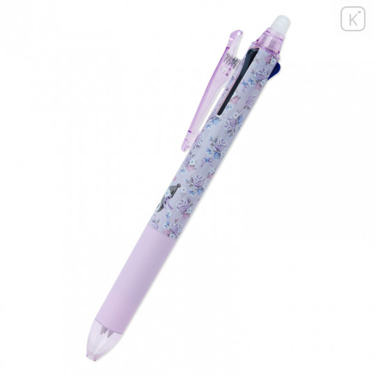 Japan Sanrio FriXion Ball 3 Slim Color Multi Erasable Gel Pen - Kuromi / Floral - 2