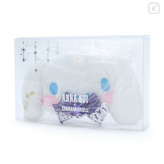Japan Sanrio × Anna Sui Ear Cuff Plush Pouch Set - Cinnamoroll - 7
