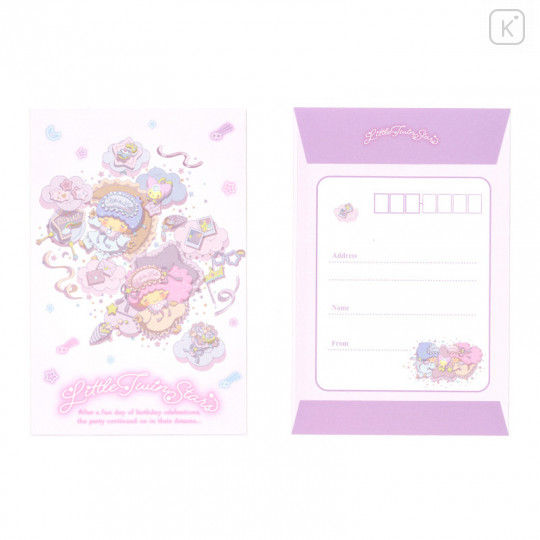 Japan Sanrio Stationery Letter Set - Little Twin Stars / Nice Dream - 2