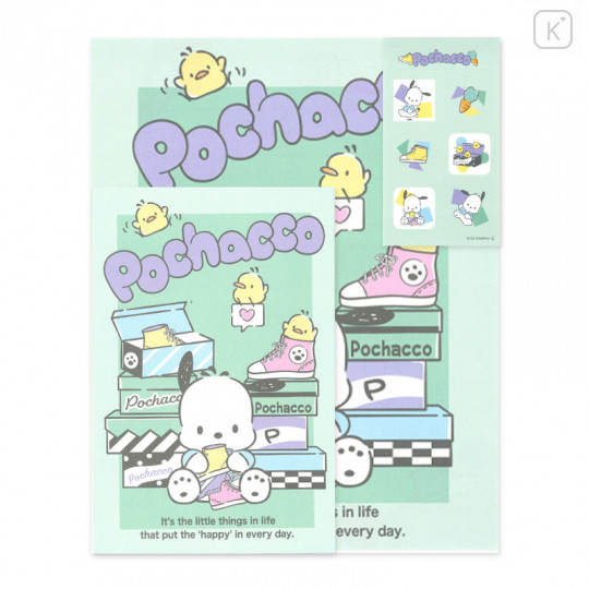 Japan Sanrio Stationery Letter Set - Pochacco / Shoes Shopping - 1