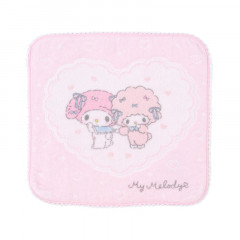 Japan Sanrio Petit Towel - My Melody & My Sweet Piano / Always Together