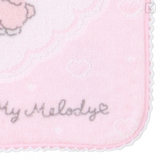Japan Sanrio Petit Towel - My Melody & My Sweet Piano / Always Together - 3