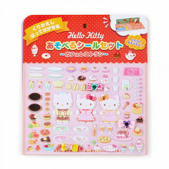 Japan Sanrio Playing Sticker Set - Hello Kitty / Cafe Restaurant