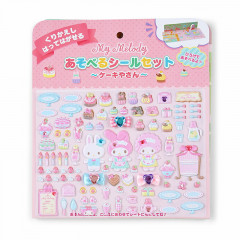 Japan Sanrio Playing Sticker Set - My Melody / Cake Shop