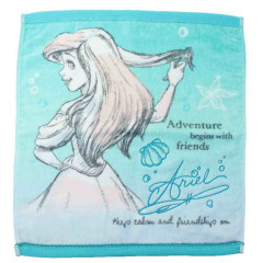 Japan Disney Antibacterial Deodorant Wash Towel - Ariel / Mellow Lagoon
