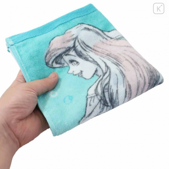 Japan Disney Antibacterial Deodorant Wash Towel - Ariel / Mellow Lagoon - 2