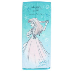 Japan Disney Antibacterial Deodorant Face Towel - Ariel / Mellow Lagoon