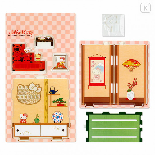 Japan Sanrio Acrylic Stand Room - Hello Kitty Japanese-style Room / Enjoy Idol - 3