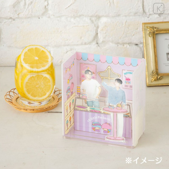 Japan Sanrio Acrylic Stand Room - Little Twin Stars Ice Cream Shop / Enjoy Idol - 7