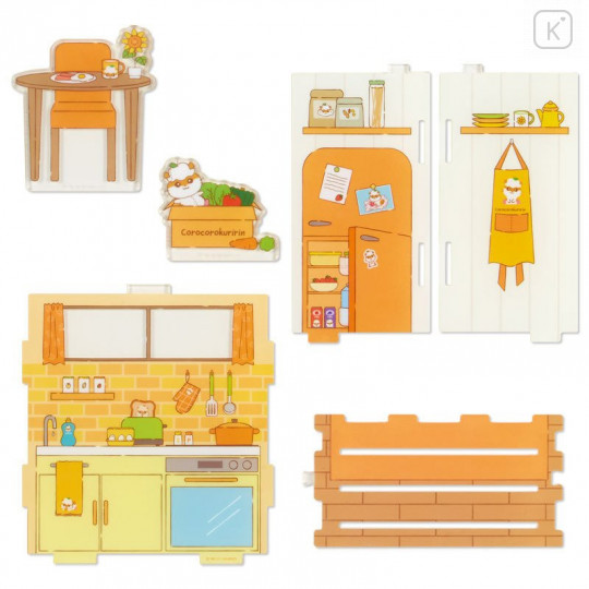 Japan Sanrio Acrylic Stand Room - Corocorokuririn Kitchen / Enjoy Idol - 4