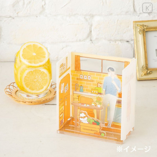 Japan Sanrio Acrylic Stand Room - Corocorokuririn Kitchen / Enjoy Idol - 7