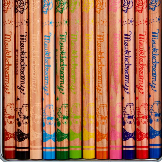 Japan Sanrio 12 Colored Pencil Set - Mewkledreamy - 4