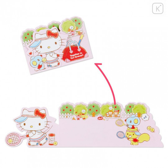 Japan Sanrio Mini Card Set - Hello Kitty / Tennis - 5