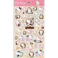 Japan Sanrio Gold Accent Sticker - Hello Kitty & Tiny Chum / Candy - 1