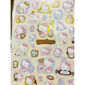 Japan Sanrio Gold Accent Sticker - Hello Kitty & Tiny Chum / Candy - 2