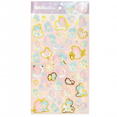 Japan Sanrio Gold Accent Sticker - Little Twin Stars / 2022 Starry Sky Dress