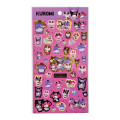 Japan Sanrio Gold Accent Sticker - Kuromi & Melody & Sweet Piano / 2022 Queen Party - 1