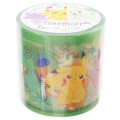 Japan Pokemon Yojo Masking Tape - Botanical / Bulbasaur & Jigglypuff & Rowlet & Pikachu - 1