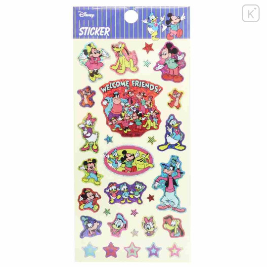 Japan Disney Sheet Sticker - Mickey Family - 1