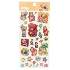 Japan Disney Sheet Sticker - Pooh & Piglet