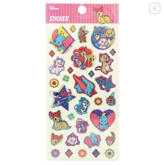 Japan Disney Sheet Sticker - Bambi & Dumbo - 1