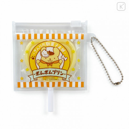 Japan Sanrio Keychain with Mirror - Pompompurin / Candy Shop - 1