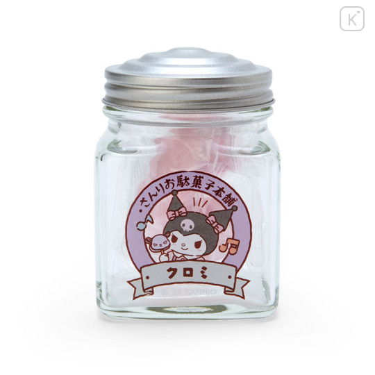 Japan Sanrio Jar Glass Bottle - Kuromi : Candy Shop - 1