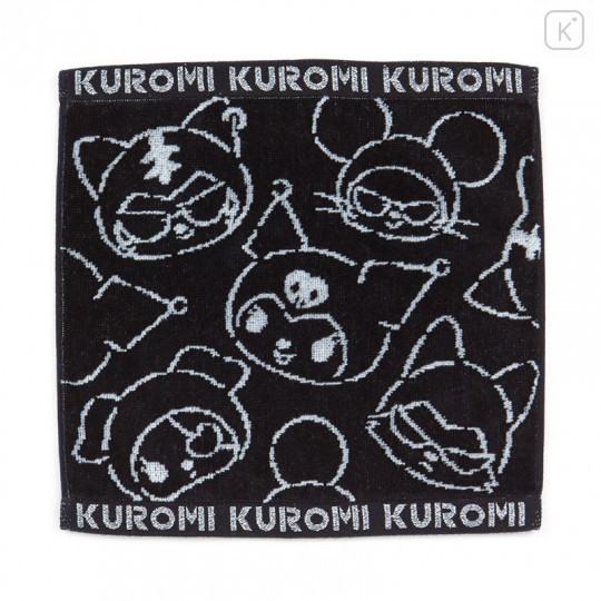 Japan Sanrio Petit Towel - Kuromi / We are Kuromies 5 - 1