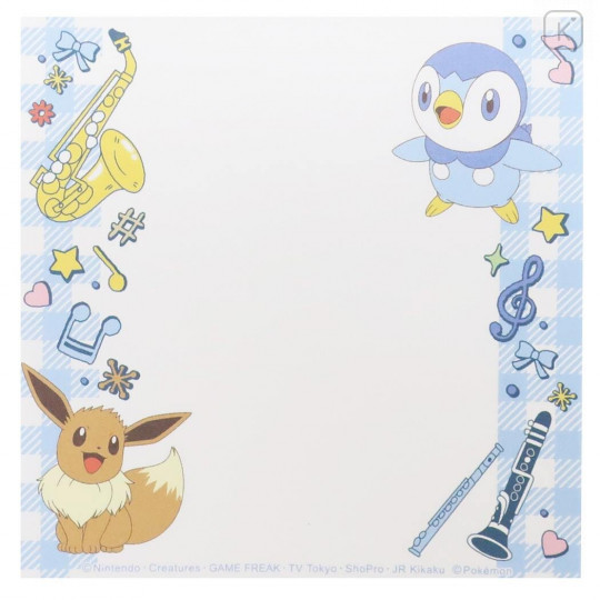 Japan Pokemon Square Memo - Poket Monsters / Music - 5