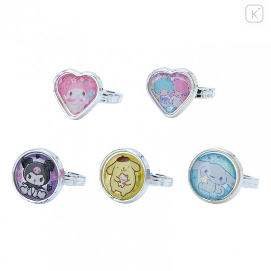 Japan Sanrio Kids Fashionable Ring Set - Sanrio Characters - 3
