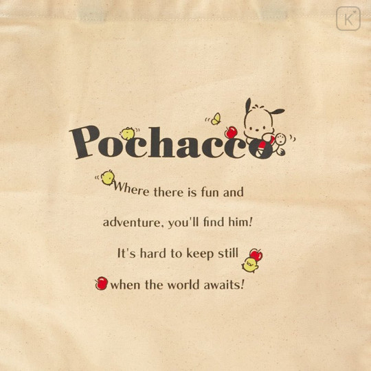 Japan Sanrio Piping Tote Bag - Pochacco - 4
