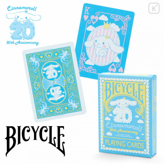 Japan Sanrio Bicycle Playing Cards - Cinnamoroll / 20th Anniversary - 1
