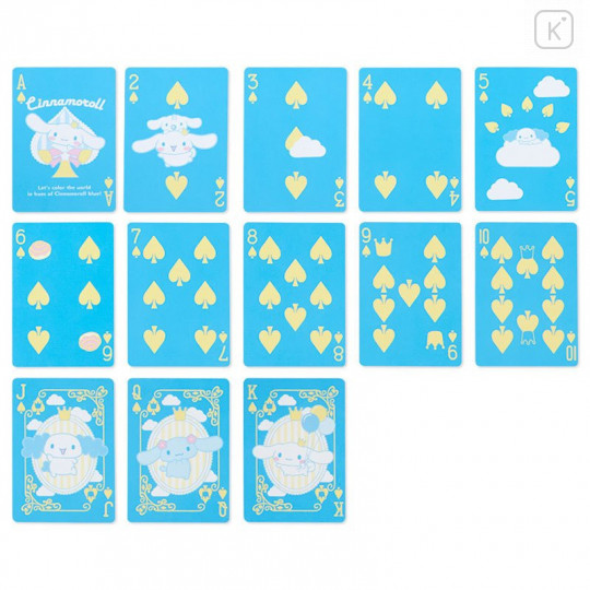 Japan Sanrio Bicycle Playing Cards - Cinnamoroll / 20th Anniversary - 4