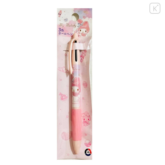 Japan Sanrio 3 Color Multi Ball Pen - My Melody - 1